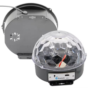 Hộ gia đình pha lê ma thuật bóng dẫn đèn sân khấu với USB màu xanh răng âm nhạc Loa DJ KTV Disco <span class=keywords><strong>Laser</strong></span> Ánh Sáng bên đèn mờ - Product Image 3