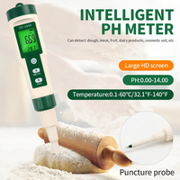YY-1030 Alimentaire PH Mètre Thermomètre Électrode PH Instrument De Mesure pour Aquarium Testeur De Qualité De L'eau Alimentaire Viande Fromage Lait Sol