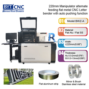 Bên sáng chữ dẫn từ và khác nhau tự động thép không gỉ thư kênh máy uốn cho quảng cáo biển hiệu - Product Image 3