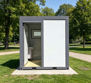 Installations de douche portables complètes, conteneur à usage public, toilettes mobiles pour spectacles en plein air et concerts - Product Image 4