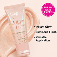 OEM/ODM Butter Glow Liquid Highlighter, haute pigmentation, longue tenue, fini scintillant, soin du visage, anti-rides, hydratant, tous types de peau