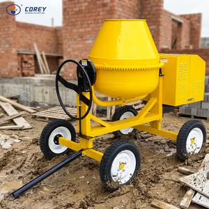เครื่องผสมคอนกรีต Corey Diesel ขนาด 280 ลิตร ความเร็วรอบถัง 25-30 รอบต่อนาที มอเตอร์ 6 แรงม้า ระบบจ่ายน้ำแบบแมนนวล ประสิทธิภาพสูง 4-5 เมตร/ชั่วโมง สำหรับงานก่อสร้างถนน - Product Image 1