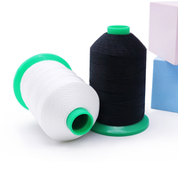 Fil à coudre en nylon 100% teint Hongqiao 300d/3 haute ténacité pour la fabrication de bracelets au crochet, écologique et résistant aux produits chimiques