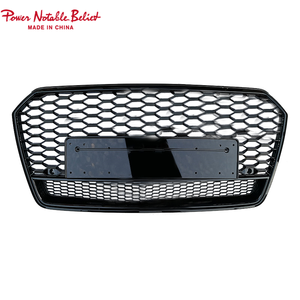 Hot Car <span class=keywords><strong>A7</strong></span> S7 Black Front Grille RS7 Style Parachoques delantero Honeycomb Grill con Quattro para <span class=keywords><strong>Audi</strong></span> <span class=keywords><strong>A7</strong></span> S7 C7.5 2016 2017 2018 <span class=keywords><strong>2019</strong></span> - Product Image 4