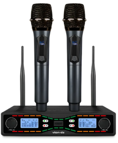 BG-350-A UHF Wireless Noise Cancelling Professional Dynamic Handheld Microphone-Portable for Conference & Stage Performance