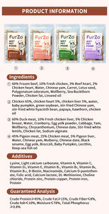 Paquetes de Comida Dietética Orgánica para Perros FurZo - Solución Nutricional Herbal con Fórmulas de Pollo, Pato y Res, Sin Granos, para el Cuidado Gastrointestinal - Product Image 3