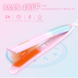 Lisseur de cheveux DORISILK 480F avec affichage de la température LED, fer à lisser portable de 1 pouce - Product Image 3