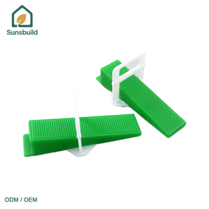 Sunsbuild Système de clips pour carrelage certifié ISO Matériau PP Durable Installation facile Imperméable pour carrelage d'appartement d'hôpital - Product Image 1