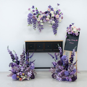 EG-E74-1 Organiza un Centro de Mesa Decorativo para Bodas con Flores Artificiales y Fondo Fotográfico para Eventos - Product Image 2