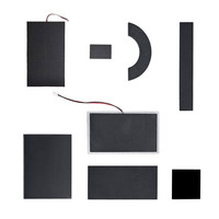 Panel Surya Mini Sunpower Tren Terbaru 0.4W 0.5W 0.65W 1W 2W Bentuk Kustom Modul PV Mini SMT 6V 12V 18V untuk Papan Nama Tenaga Surya