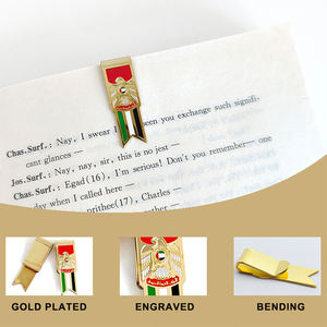 Emblema personalizado de los Emiratos Árabes Unidos, Clips para efectivo, marcapáginas de Metal fundido multiusos, soportes para billetes de moneda para recuerdos de celebración gubernamental - Product Image 4