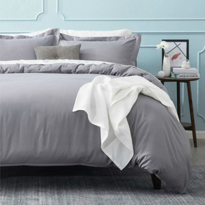 Bộ Ga Trải Giường 100% Polyester 4 Mảnh Được Trang Bị Khăn Trải Giường Khách Sạn Giá Rẻ - Product Image 4