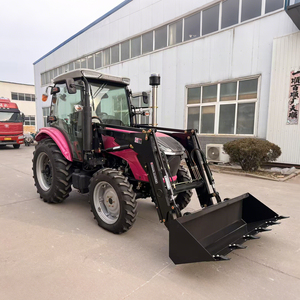 EURO 5 Certified 4WD Agricultural Tractor with Backhoe for Rural <b>Greenhouse</b> Demolition - Product Image 6