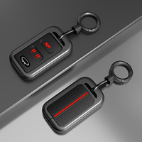 Étui de clé de voiture de luxe en alliage de zinc pour Chery Tiggo 3/5X/4/8/GXL/7 (2019-2020) & Arrizo 8 - Résistant aux rayures