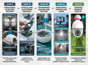 กล้องวงจรปิดความคมชัดสูง4MP Wi-Fi แอปพลิเคชั่น Tuya กล้องรักษาความปลอดภัยอัจฉริยะ Wi-Fi 360พาโนรามากล้องบ้านร้านค้า - Product Image 6