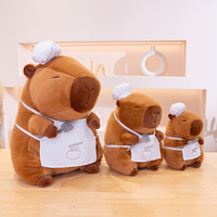 Poupée de poisson-globe de chef créatif Poupées mignonnes en peluche de pain au fromage Capybara Moche Poupées mignonnes en tissu