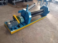 Máquina de Conformado de Placas de Tres Rodillos Serie W11 Económica de Fábrica con Conformado de Extremos, Motor de 3 Ejes y Operación Manual
