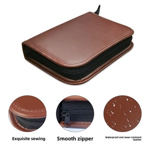 Kit de golf, sac d'accessoires de golf, facile à transporter, multifonction, grande capacité de rangement, sac en cuir, logo imprimable, modèle - Product Image 3
