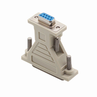 Adaptador Serial KAICAP DB9 Hembra a DB25 Macho, Niquelado, RS232 DC, Modelo AT925FF, Nuevo