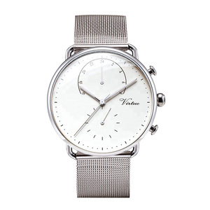 Montre de luxe à <span class=keywords><strong>Quartz</strong></span> en acier inoxydable pour hommes, bracelet en cuir, Interchangeable, 2020 - Product Image 6