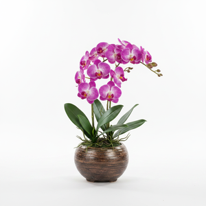 Piante Artificiali in Vaso Bonsai Orchidea Simulata 15.5" - 12 Pezzi/Scatola - Decorazione per Casa, Matrimoni, Giardino e Ringraziamento - Product Image 2