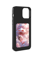 Protecteur d'écran intelligent pour iPhone 15/14 ProMax Coque complète en verre à encre avec capacité de projection pour célébrités Internet