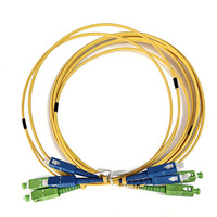 Cable de Fibra Óptica Monomodo SFP de 2.0mm 3.0mm SC LC FC Personalizado LC/UPC-LC/APC SM DX para Uso en Interiores 10G, Marca OEM, 5 Años de Garantía