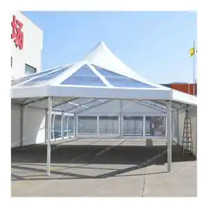 2023 Nieuwste Luxe Bruiloft Luifel Tenten Gemakkelijk Up Outdoor Party Tent Met Transparant Pvc