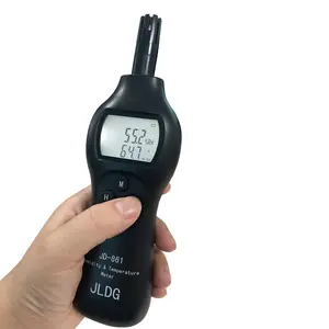 Quick Response JD-861 Handheld Temperature And Humidity Meter For Meteorology