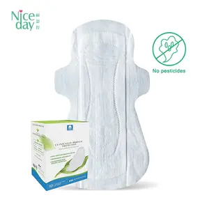 100% biodegradable cotton sanitary pads for women kind to sensitive skin All Natural Feminine Hygiene pad