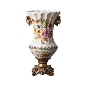 Livraison gratuite Vase en céramique rétro style américain effet craquelé, Décoration créative pour la maison, Style européen, Design binaural haut de gamme - Product Image 5