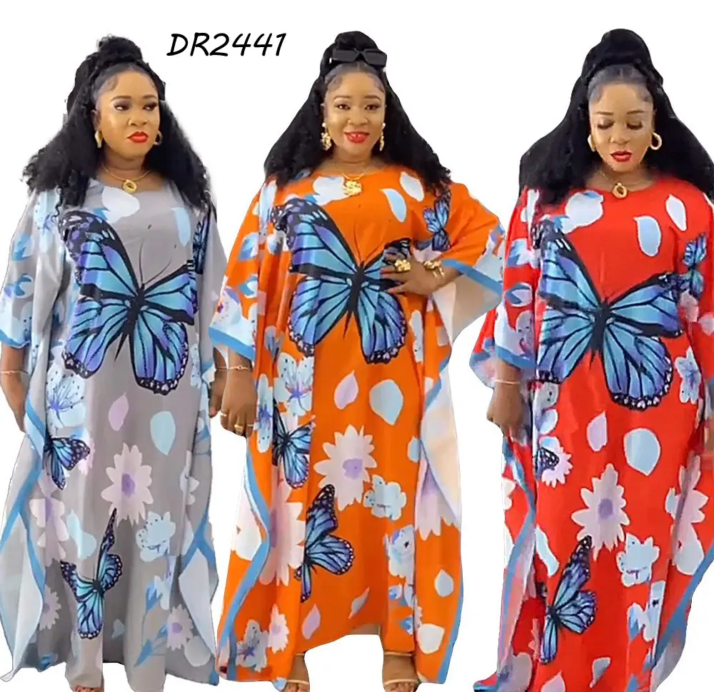 Robe en dentelle africaine longue pour femmes, cordelette élégante, tenue de soirée, pour dames