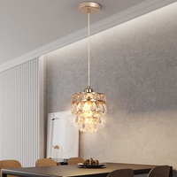 Lustre mural en cristal personnalisé pour hôtel, restaurant, éclairage décoratif