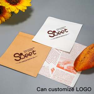 Greaseproof Paper <b>Bag</b> Food Grade Packaging for French Fries Pizza <b>Potato</b> Chips with OEM TOP Logo - Product Image 5