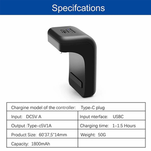 Kit de Carga de Batería de 1500 mAh para Joystick de <span class=keywords><strong>PS5</strong></span>, Paquete de Batería Recargable para Control de <span class=keywords><strong>PS5</strong></span>, Accesorios para Juegos - Product Image 5