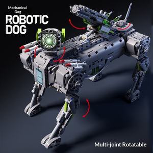 Robot Perro Mecánico Armado 89141 de Plástico Moderno, Compatible con Bloques de Construcción, Juguete Educativo de Ensamblaje - Product Image 3