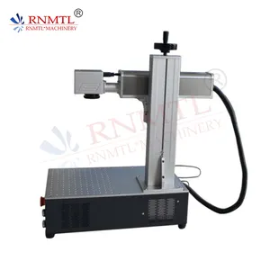 RNTML Maschinen lieferant 20W 30W 50W Racyus Mini Faser Laser beschriftung maschine Zum Markieren von Metalls chmuck