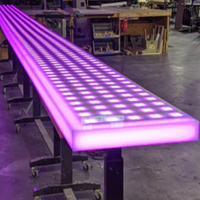 Banc Magique Lumineux pour Enfants : Siège de Parc d'Attractions à Interaction Électrostatique avec Lumières Pixel et Tapis Lumineux Divin
