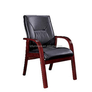 Wooden <b>Cheap</b> Price Four Leg <b>Office</b> Visitor <b>Chair</b> for Meeting Area - Product Image 6