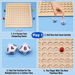 Gioco da tavolo <span class=keywords><strong>di</strong></span> riproduzione Montessori in legno bambini che imparano giocattolo educativo <span class=keywords><strong>matematica</strong></span> conteggio della frequenza gioco interattivo da tavolo - Product Image 5