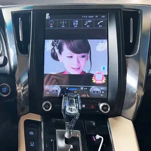 Автомагнитола с вертикальным экраном 12,1 дюймов для Toyota Vellfire для Toyota Alphard30 Android 13 2015 GPS Carplay мультимедийный видеоплеер