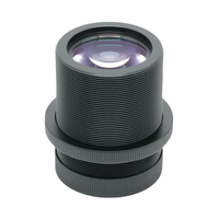 Objectif de projection M42 de 25 mm, grand angle de 53,1 degrés pour projecteur de logo LED, ciel étoilé et éclairage de projection publicitaire