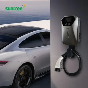 Single Phase 7-22KW 32A AC WallBox Electric Car Charger EV Charger Station Manufacturers RFID OCPP Wall Box EV Charger