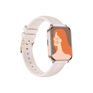 Montre connectée Cd06 Metal Smart Watch pour femmes, mode féminine, écran carré 1,75 pouce, ultra-fine 7,3 mm, moniteur de santé, IP68, Fitcloudpro. - Product Image 4