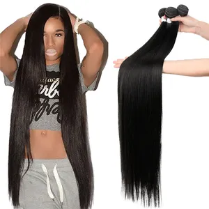 Goedkope 40 Inch Menselijk Haar Maagd, Ruwe Schoonheid Podium 10a Grade Europese Haar Braziliaanse Menselijk Haar Bundels, haarverlenging Menselijk Haar