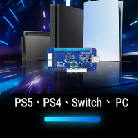 Manette de jeu Brook Fighting Board GEN-5 avec puce de joystick compatible avec les consoles PS5/PS4/Nintendo Switch/Nintendo Switch 2/PC, contrôleur HITBOX