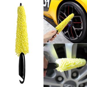 Spazzola lunga in plastica morbida per la pulizia delle ruote dell'auto per lo sfregamento dei cerchi dei pneumatici e l'uso della lavatrice - Product Image 6