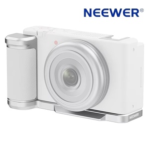 ฐาน Arca ของ NEEWER สำหรับการติดตั้งแนวตั้ง <span class=keywords><strong>ZV</strong></span>-<span class=keywords><strong>1F</strong></span> <span class=keywords><strong>ZV</strong></span>-1 II แผ่น L สำหรับ <span class=keywords><strong>Sony</strong></span> ขายึดโลหะรูปตัว L พร้อมที่จับหนังสีขาว เกลียว 1/4 นิ้ว - Product Image 1