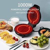 Nouveau professionnel de gaufrier belge en acier inoxydable personnalisé pour le petit-déjeuner