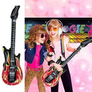 Custom Design Inflatable Instruments Guitar PVC Party Props Inflatable Toys Accessories Outdoor Party Decoration